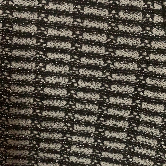 Zara Knit Sparkly Top Size Medium - Picture 3 of 3